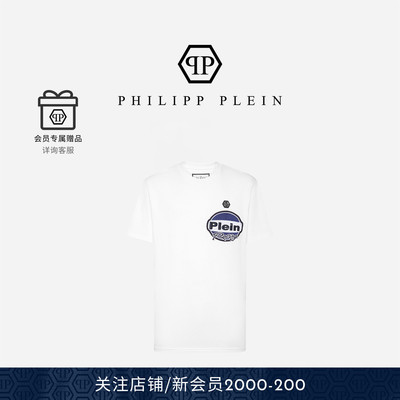 PHILIPP PLEIN 2026年春夏男士上衣Cars Racing圆领短袖T恤