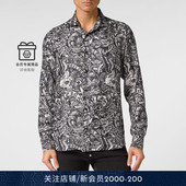 PHILIPP TATTOO丝质印花衬衫 PLEIN 男士