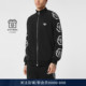 PHILIPP 徽标PP六边形印花拉链慢跑夹克运动服 经典 PLEIN 男士