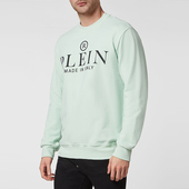 PHILIPP 卫衣 字母图案圆领长袖 PLEIN 男士