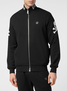 PHILIPP PLEIN 男士Skull&Bones慢跑夹克外套秋冬