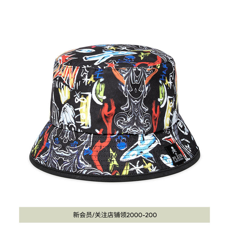 PHILIPP PLEIN 男女同款Plein骷髅渔夫帽