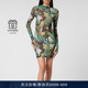 PHILIPP PLEIN 女士Hawaii系列迷你丛林风连衣裙短裙