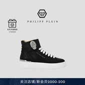 女士骷髅图案高帮板鞋 PHILIPP PLEIN