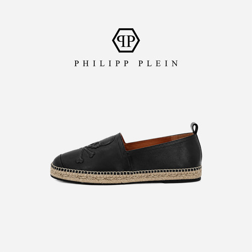 PHILIPP PLEIN 男士休闲渔夫鞋春秋款一脚蹬乐福鞋平底男鞋