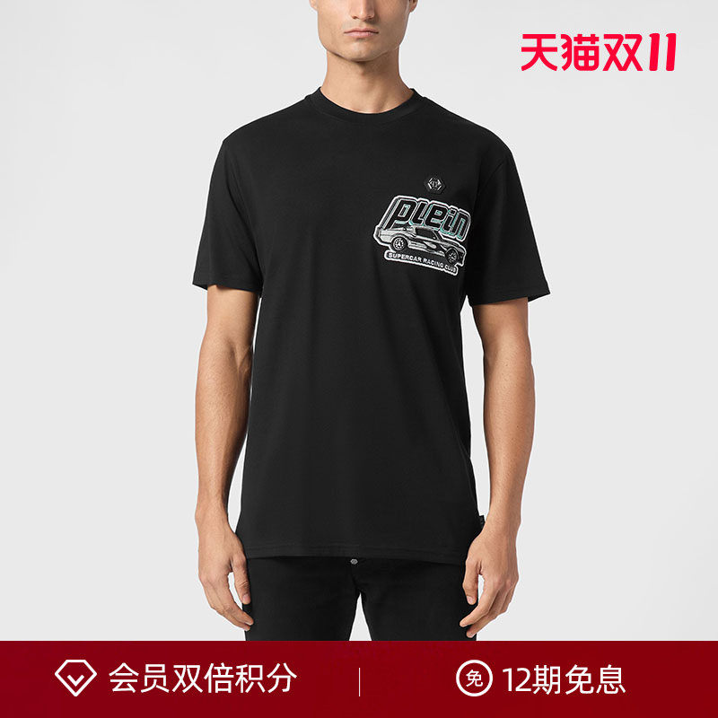 PHILIPP PLEIN 2026年夏男士Cars Racing圆领短袖T恤
