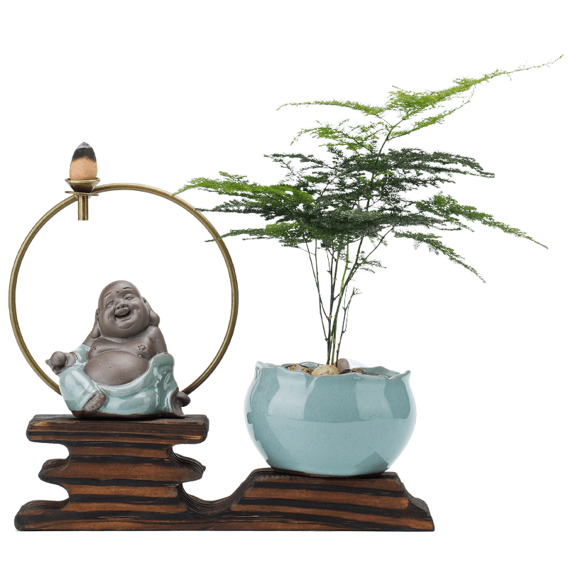 新中式倒流香创意禅意茶宠