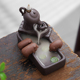引进财富宝茶宠物小猪饮水回流香炉观赏茶道紫砂创意禅宗摆件家居