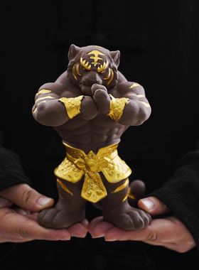 创意老虎摆件家居桌面办公