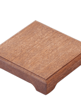 新款沙比利实木底座佛像茶宠摆件