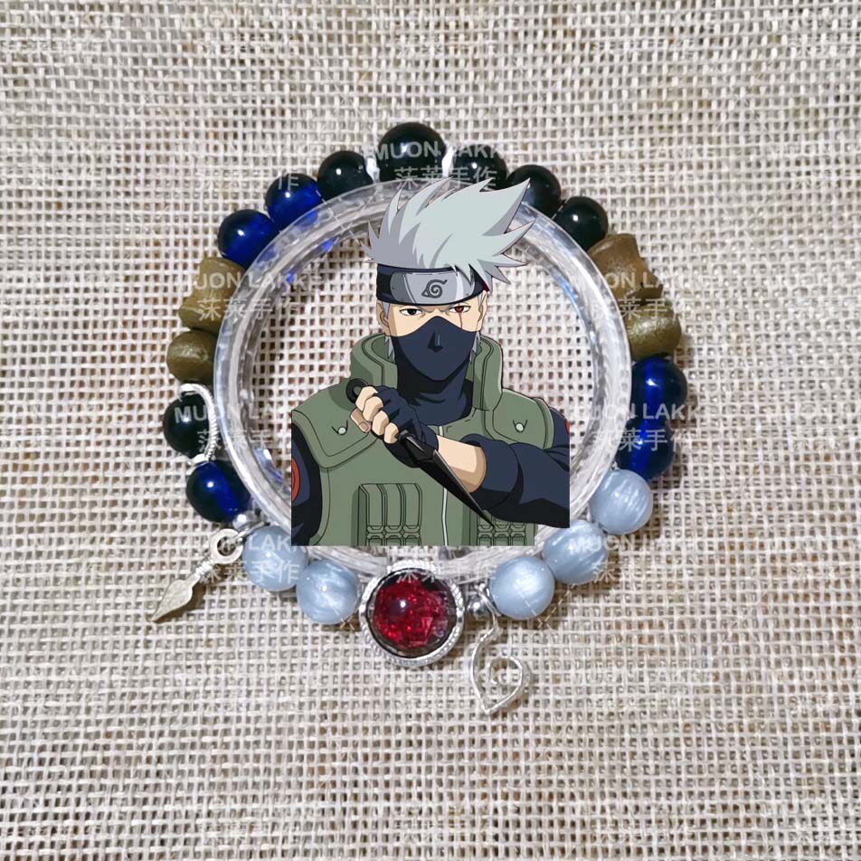 MUON LAKKE/卡卡西-原创火影忍者人物印象派手链男女同款生日礼物