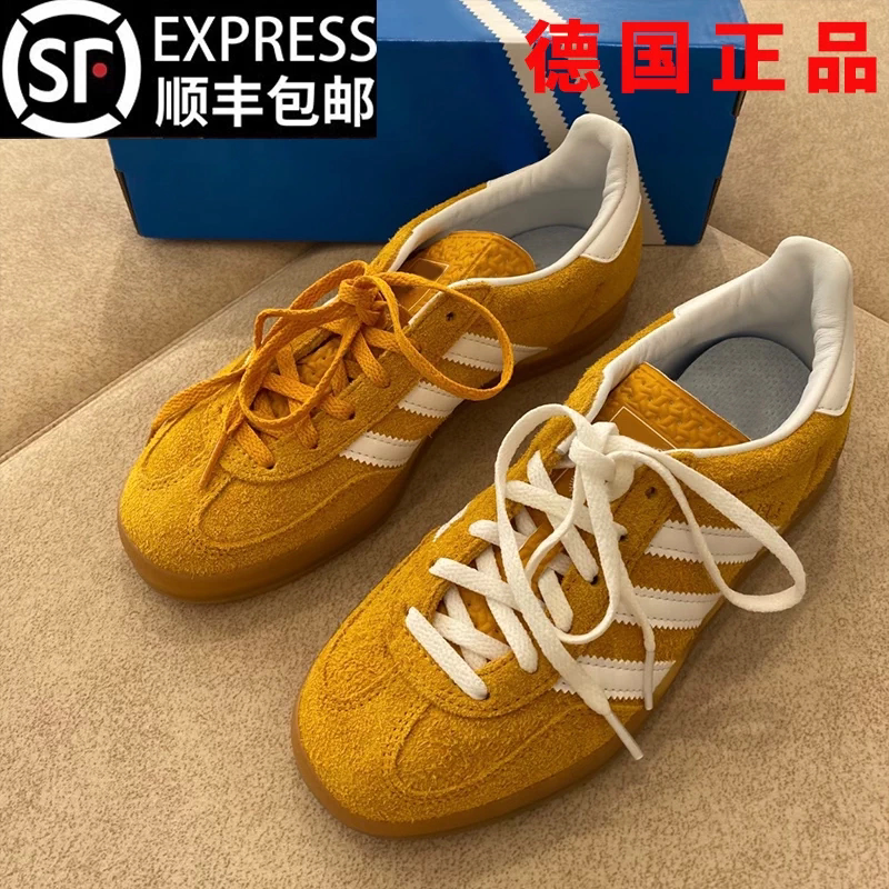 德国原版过检三杠德训鞋男女2026春季新款百搭阿甘运动休闲板鞋