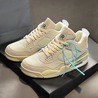 莆田蝉翼AJ4厚底高帮篮球鞋