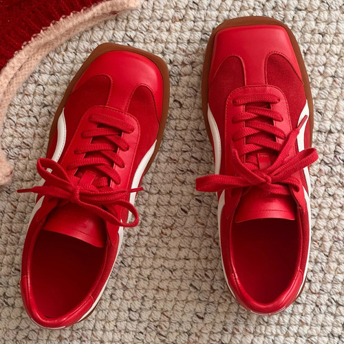 官方正品李兰迪同款德训鞋