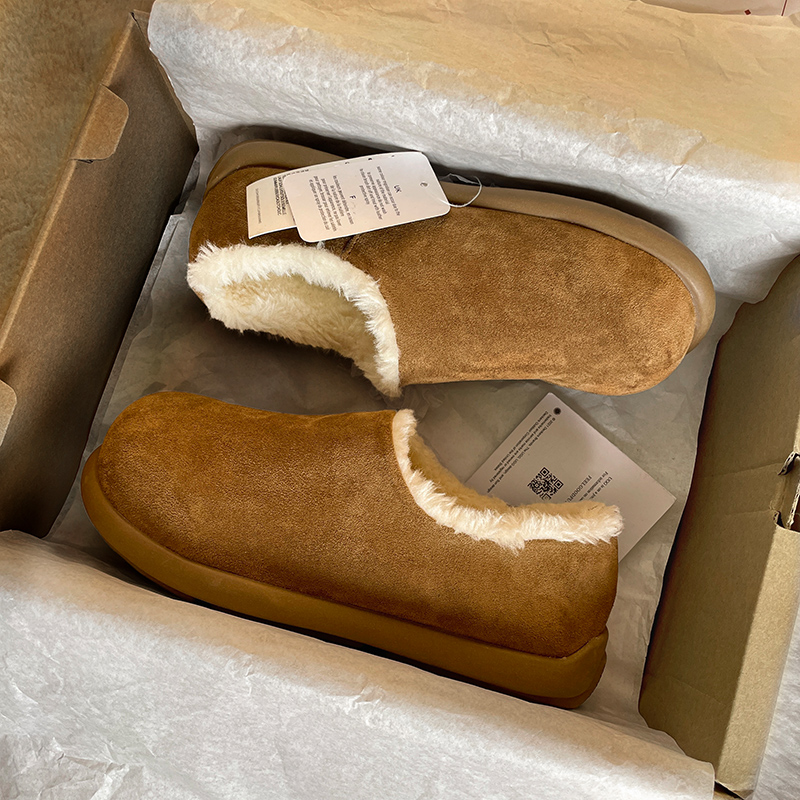 加绒小土豆毛毛鞋保暖雪地靴