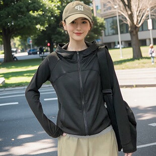 新款薄款外套防晒服户外防晒衫女士冰丝凉连帽防晒衣女款2025夏季