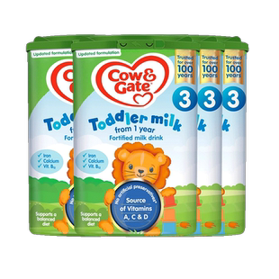 【官方直供】英国牛栏Cow&Gate3段婴儿奶粉英国原装进口800g*4罐