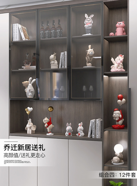 酒柜一套家庭装饰装饰品客厅入口电视柜办公室无障碍豪华大气餐具