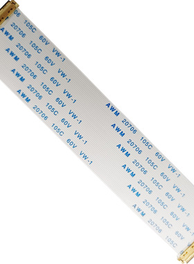 EDP连接线0.4/0.5mm同反向对接单双头30/40P芯20454/3-ipex连接器