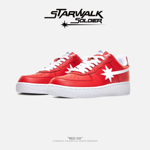 STARWALK RED SOLDIER 红色流星低帮休闲运动板鞋