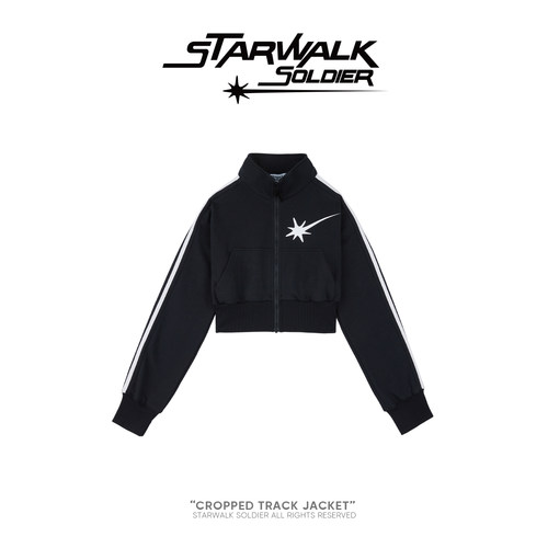 starwalk青春潮流短款卫衣开衫