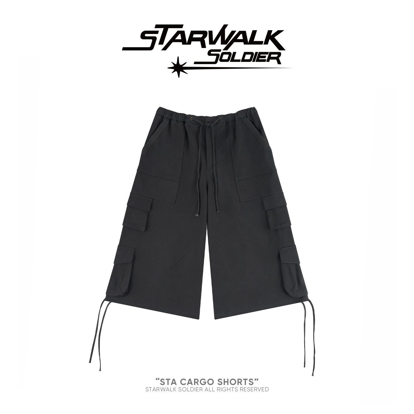 starwalk流星工装七分裤