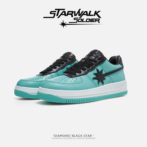 starwalk钻石黑星流星鞋