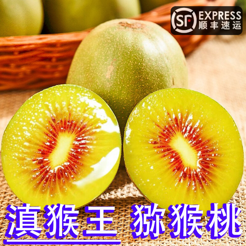 石屏滇猴王红心猕猴桃云南森林大新鲜水果顺丰礼盒奇异果孕妇水果