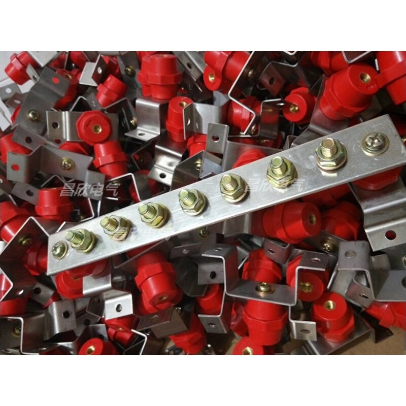 新品T2铜排汇流铜排等电位接地铜排汇流排接线端子机房接地铜排