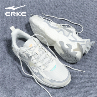 奇弹寻鹿鸿星尔克男鞋跑步鞋透气减震轻便休闲运动鞋软底回弹鞋子