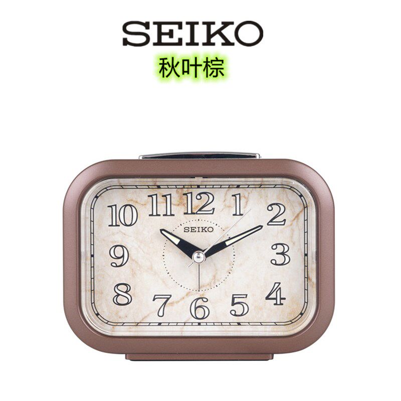 正品包邮 SEIKO日本精工钟表 静音铃铛式闹钟贪睡 创意精致QHK026怎么看?