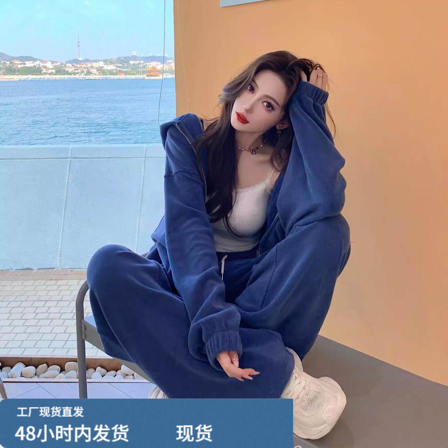 巨好看的冬装一整套韩系慵懒风减龄超火外套阔腿裤运动休闲两件套,孕妇装/孕产妇用品/营养,套装,淘宝优惠券,粉丝福利购,淘宝优惠卷