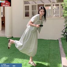 休闲马甲半身裙套装女2025夏季新款工装风酷飒高级感穿搭一整套裙