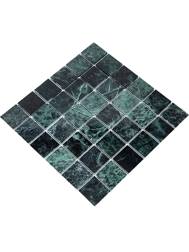 Чернила зеленый натуральный мрамор Большой цветок зеленый камень мозаичная плитка двор бассейн бассейн