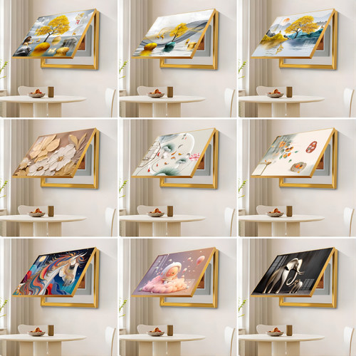 2024新款电表箱装饰画遮挡挂画