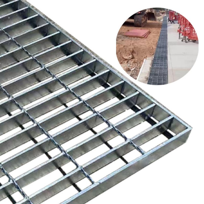 304不锈钢格栅板齿形钢格板钢结构平台钢格板水沟盖板插接钢格板