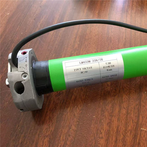 45M-35/7管状电机12V24V直流带手摇功能车用家用卷帘电机50N