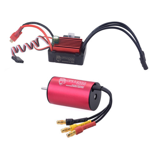 超越旺金刚防水系列套装2440防水无刷电机+35A防水电调无刷马达