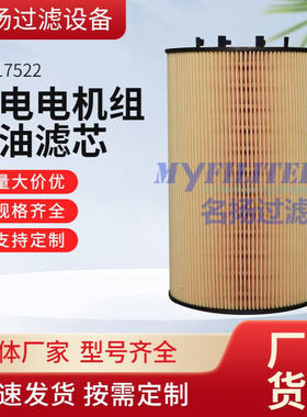 供应玻璃纤维折叠柴油滤芯10044373 LF17522发电电机组柴油滤芯