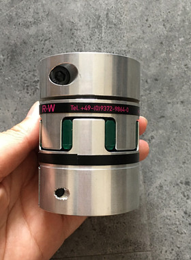 德国R+W EK300机床精密联轴器/抱紧式/98SH A-EK300原厂红色胶圈