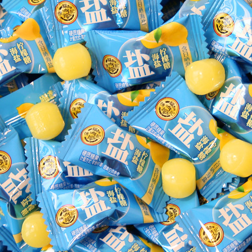 徐福记海盐柠檬果汁糖解腻清新