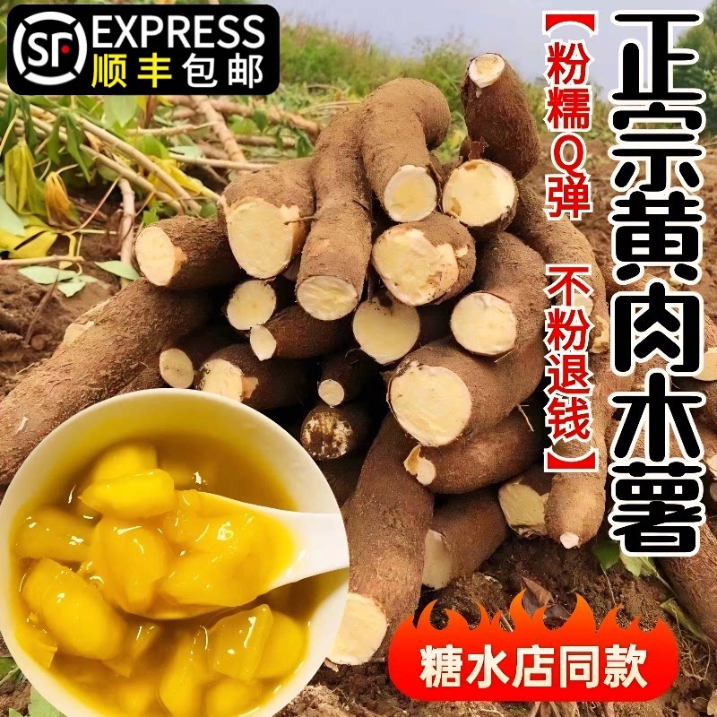 黄肉木薯广西粉糯Q弹2026新货图片