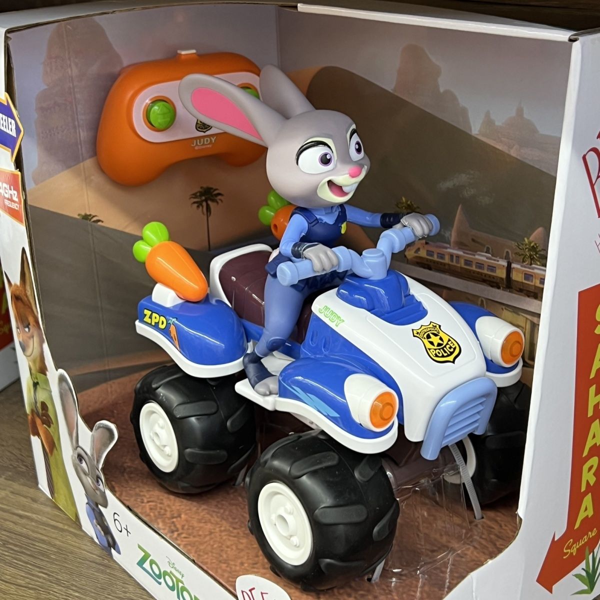 正版授权疯狂动物城史迪奇迪士尼玩具车沙滩车特技朱迪遥控车礼物