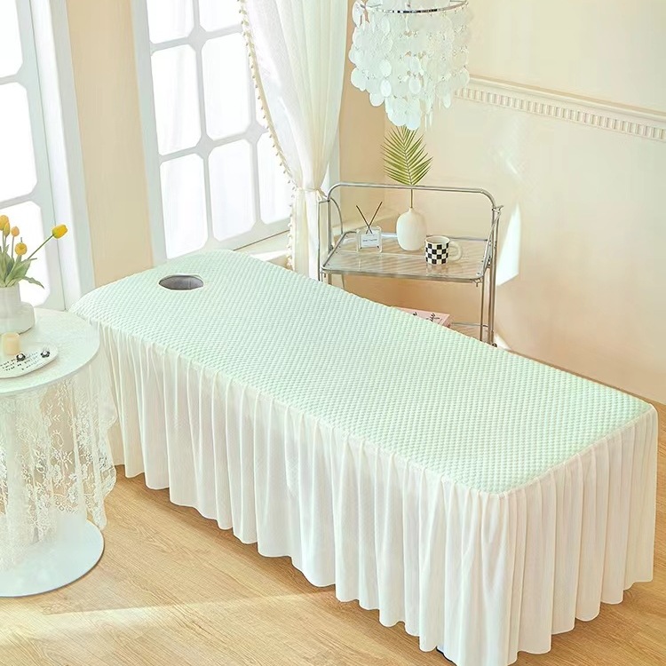 冰豆豆美容床罩凉席夏季按摩理疗院冰丝空调席子可水洗