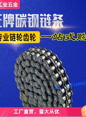 工业链条04C 05B 06C 08A 10B 12B 16B 20B 24B 28B 32B 单排双排