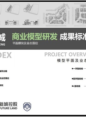 新城控股商业模型研发成果标准化 模块化平面业态落位MALL动线