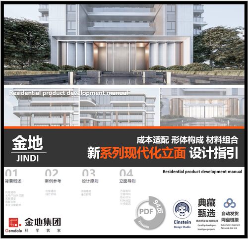 金地新系列现代风格立面设计模块标准化研发PTA