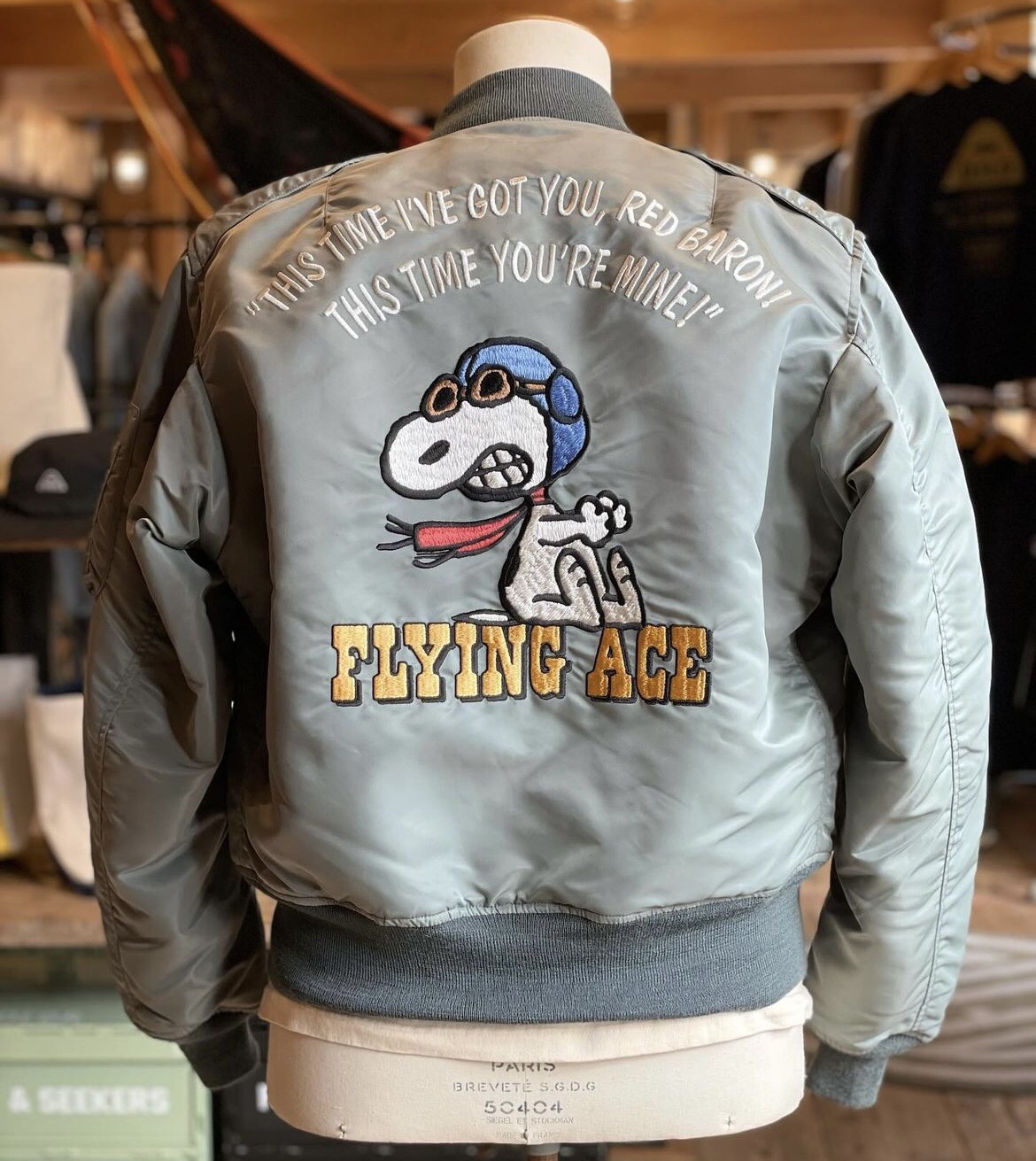 刺绣款夜航L2-B飞行夹克 通勤款秋冬新雪丽棉服外套 男女同款