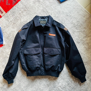 G1飞行夹克男款春秋薄外套 美式复古翻领棒球服短款单衣机车夹克