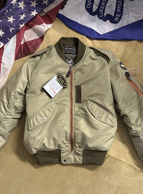 经典撞色L2-B飞行夹克棉服新雪丽填充防静电Telfon配真皮棒球外套